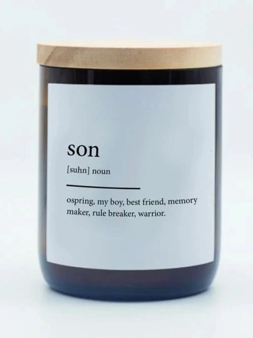 The Commonfolk Son Dictionary Candle - India 5 The Commonfolk Son Dictionary Candle - India