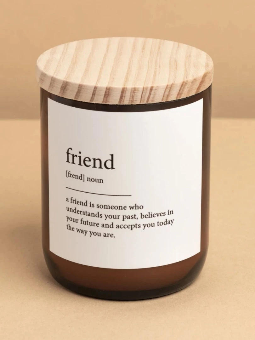 The Commonfolk Friend Dictionary Candle - Tulum Home & Gift 4 The Commonfolk Friend Dictionary Candle - Tulum Home & Gift