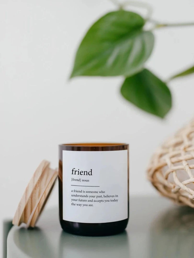 The Commonfolk Friend Dictionary Candle - Tulum Home & Gift 3 The Commonfolk Friend Dictionary Candle - Tulum Home & Gift