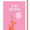 Apartment 2 Cards Home & Gift Be My Valentine Valentine's Day Card