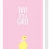 Apartment 2 Cards Duckling Girl New Baby Card Home & Gift 2 Apartment 2 Cards Duckling Girl New Baby Card Home & Gift