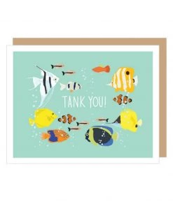 Apartment 2 Cards Fish Tank Thank You Card Home & Gift