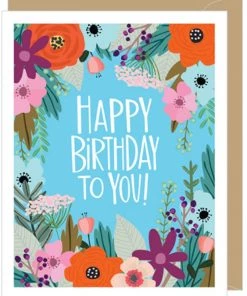 Apartment 2 Cards Home & Gift Floral Birthday Card