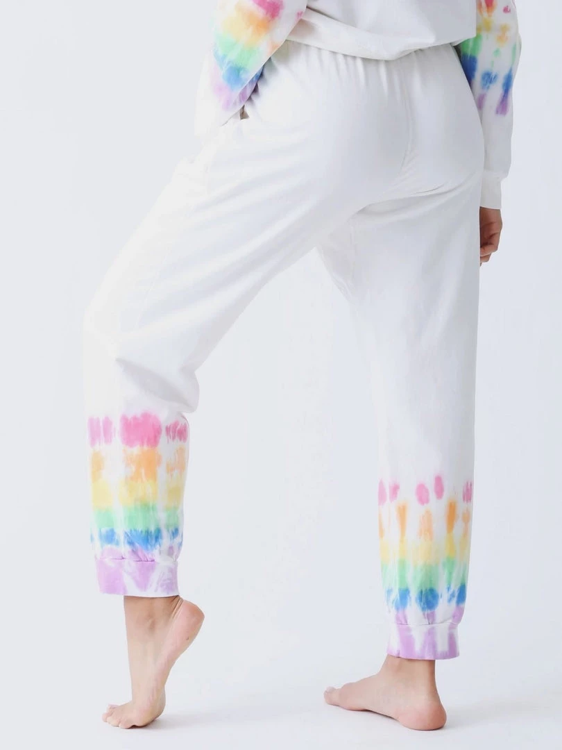 Electric & Rose Abbot Kinney Sweatpants - Rainbow Cloud/Multi 4 Electric & Rose Abbot Kinney Sweatpants - Rainbow Cloud/Multi