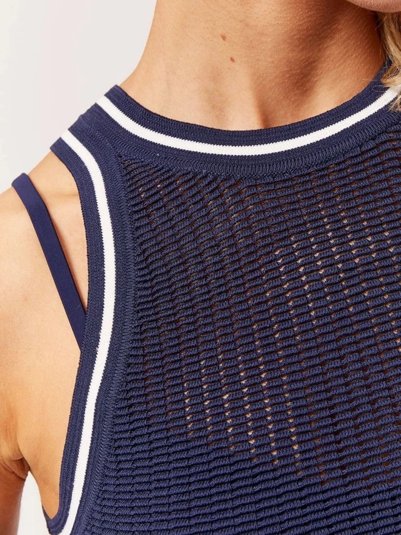 Solid & Striped Clothing The Carson Dress Mesh - Midnight Blue 6 Solid & Striped Clothing The Carson Dress Mesh - Midnight Blue