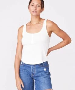 Monrow Baby Thermal Loose Henley Tank Clothing