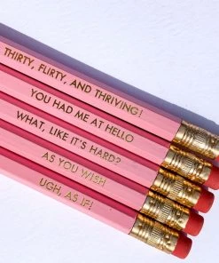 M.C. Pressure Pencil Pack - Pink & Gold Home & Gift