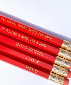 M.C. Pressure Pencil Pack - Red & Gold