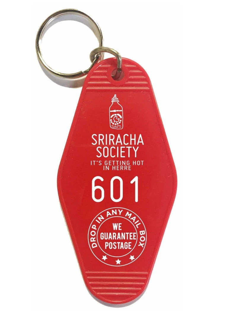 Three Potato Four Sriracha Society Key Chain Home & Gift 3 Three Potato Four Sriracha Society Key Chain Home & Gift