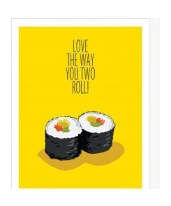 Apartment 2 Cards Sushi Anniversary Card