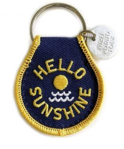 Three Potato Four Hello Sunshine Patch Keychain Accessories