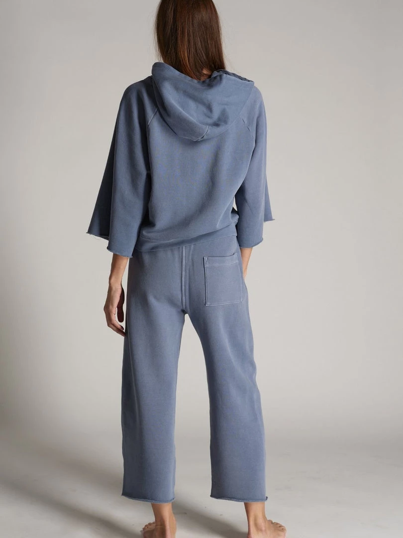 AMO Coco Wide Leg Sweatpant - Faded Teal Clothing 6 AMO Coco Wide Leg Sweatpant - Faded Teal Clothing