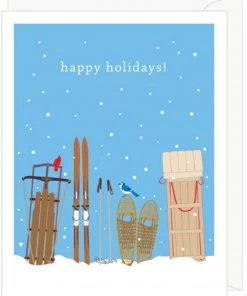 Apartment 2 Cards Happy Holidays Sleds Cards Box Of Ten