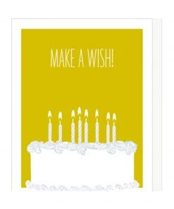 Apartment 2 Cards Make A Wish Birthday Card