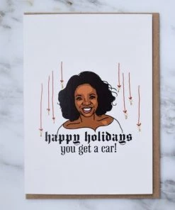 He Said, She Said Oprah Happy Holidays Card Home & Gift