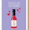 Apartment 2 Cards Hot Sauce Valentine Card