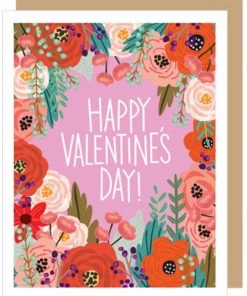 Apartment 2 Cards Floral Valentine's Day Card
