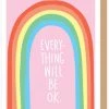 Apartment 2 Cards Everything Will Be Ok Rainbow Card