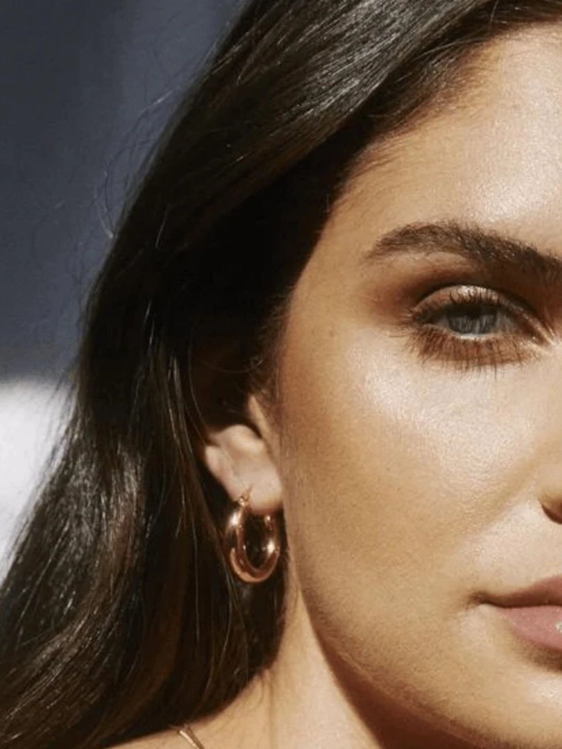 Shashi Dominique Gold Hoop 4 Shashi Dominique Gold Hoop