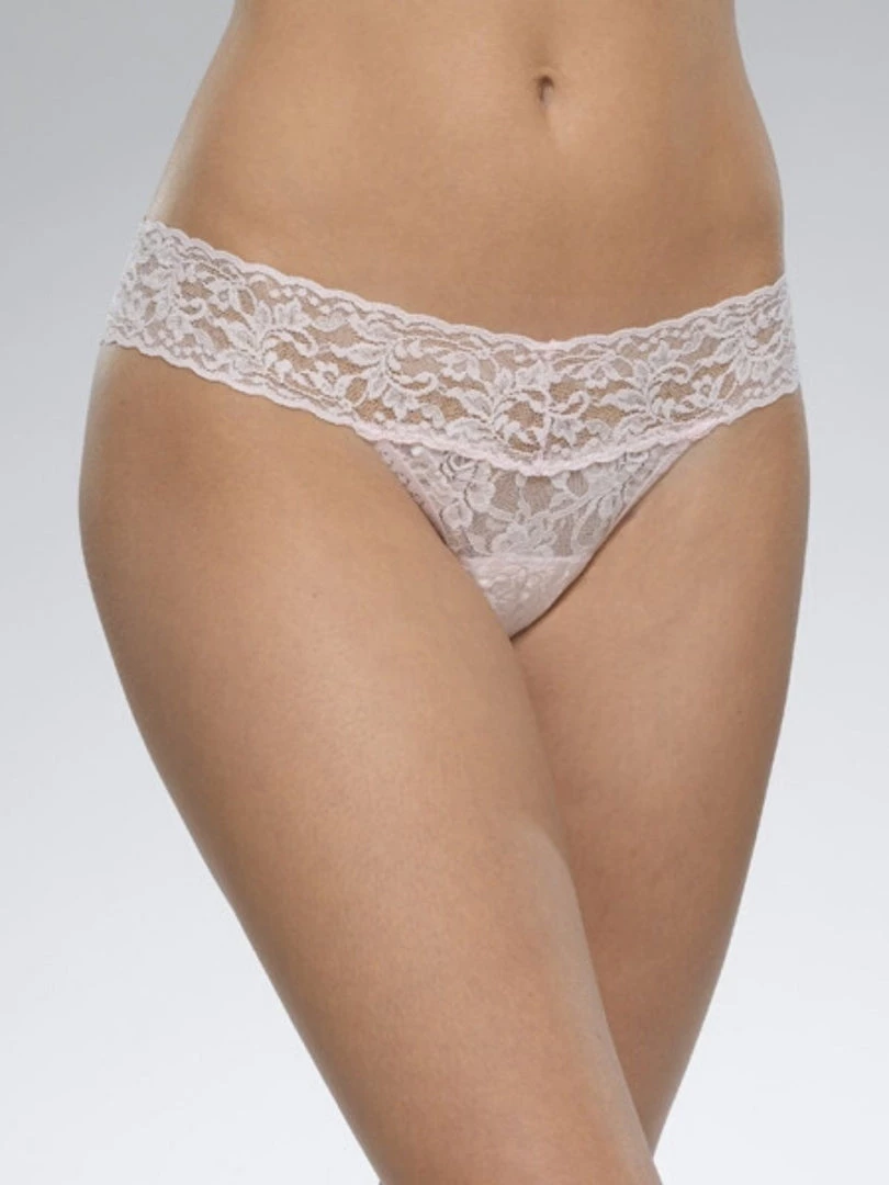 Hanky Panky Low Rise Thong - Bliss Pink 4 Hanky Panky Low Rise Thong - Bliss Pink