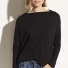 Vince Clothing Pima Cotton Mock Neck