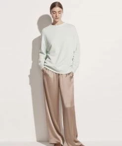 Vince Clothing French Terry Drop Shoulder Pullover