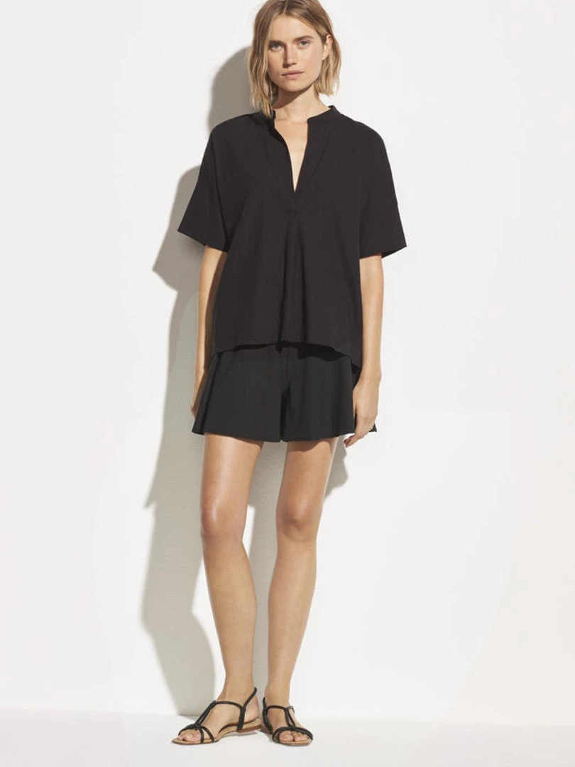 Vince Linen Flounce Shorts Clothing 6 Vince Linen Flounce Shorts Clothing