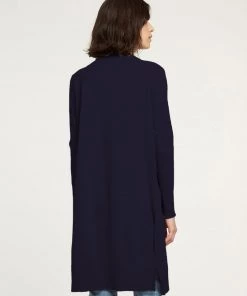 Autumn Cashmere Navy Maxi Open Cardi