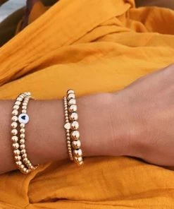 Alexa Leigh Accessories 3 MM Gold Ball Bracelet