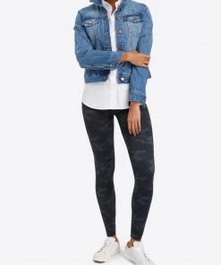 Spanx Clothing Black Camo Leggings